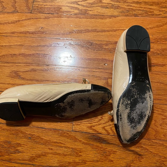 Prada Patent Leather Cap Toe Ballet Flats - Picture 5 of 5